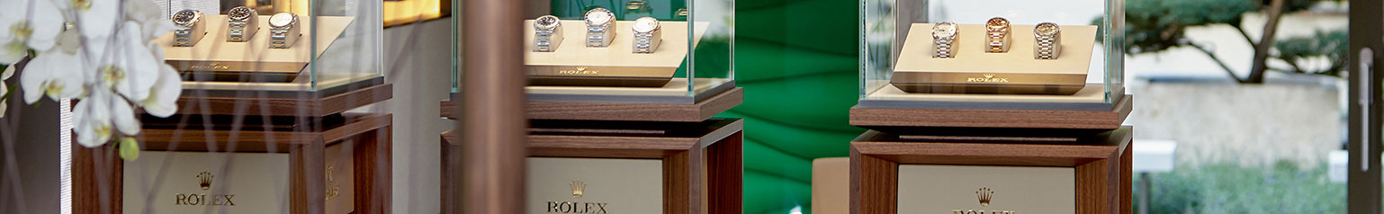 Rolex-Showroom bei Juwelier Wilhelm Stoess