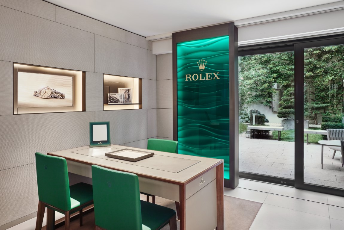 Rolex-Showroom bei Juwelier Wilhelm Stoess