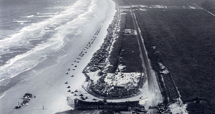 Sandrennstrecke in Daytona Beach, Florida