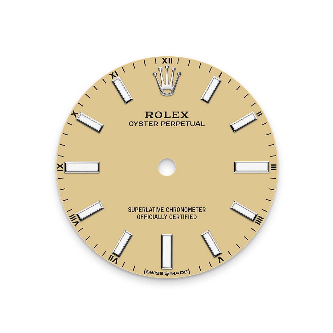 Zifferblatt in Beige