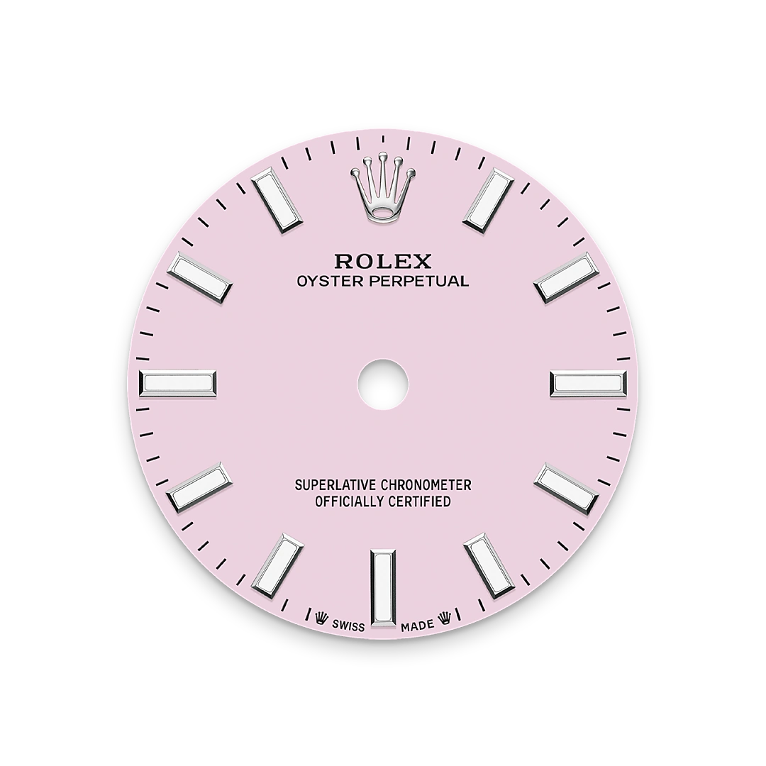 Zifferblatt in Candy pink