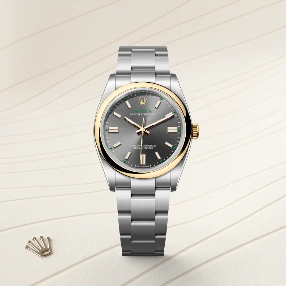 Rolex Oyster Perpetual 36 in Rolesor gelb (Kombination aus Edelstahl Oystersteel und Gelbgold), M126003-0001 – Atelier Stoess