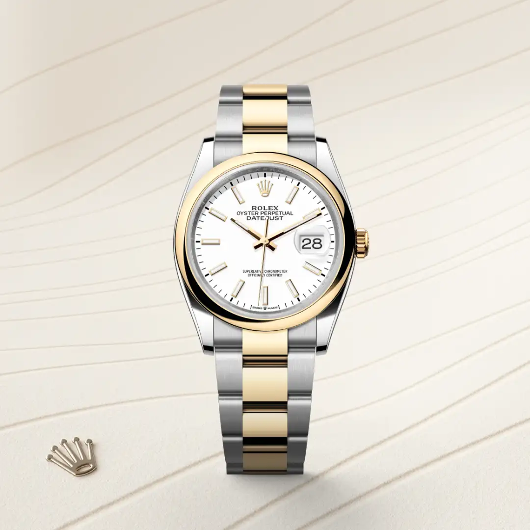 Rolex Datejust 36 in Rolesor gelb (Kombination aus Edelstahl Oystersteel und Gelbgold), M126203-0020 – Atelier Stoess