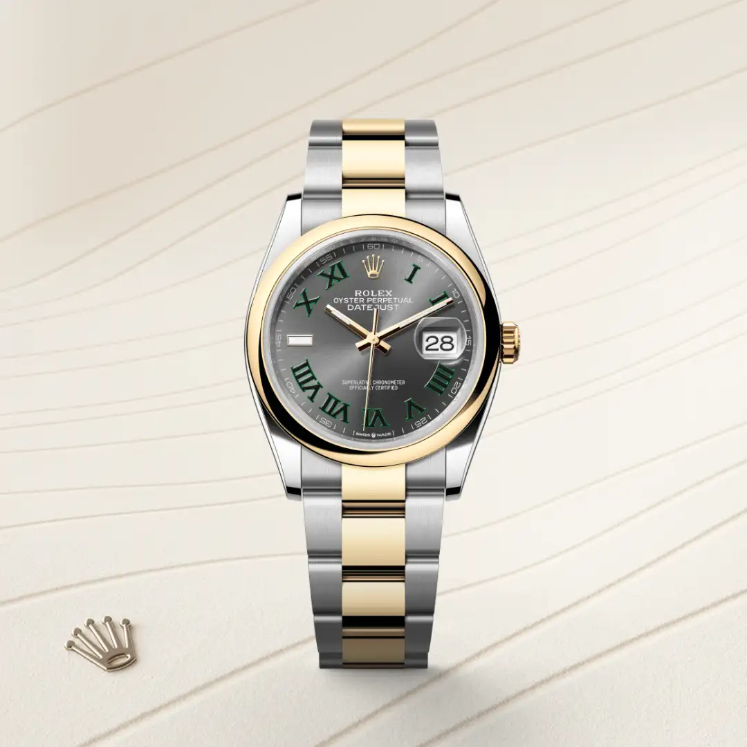 Rolex Datejust 36 in Rolesor gelb (Kombination aus Edelstahl Oystersteel und Gelbgold), M126203-0036 – Atelier Stoess