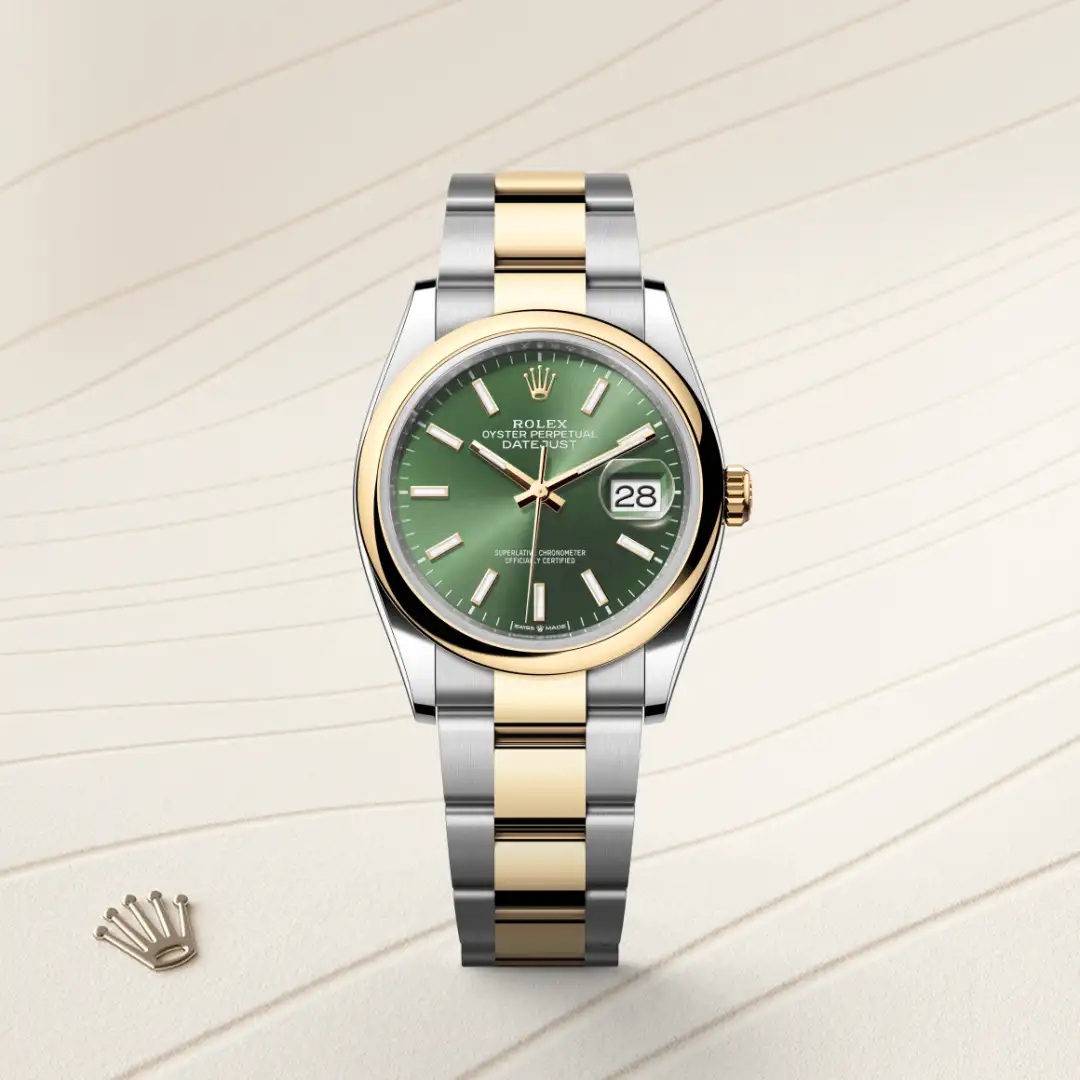 Rolex Datejust 36 in Rolesor gelb (Kombination aus Edelstahl Oystersteel und Gelbgold), M126203-0058 – Atelier Stoess