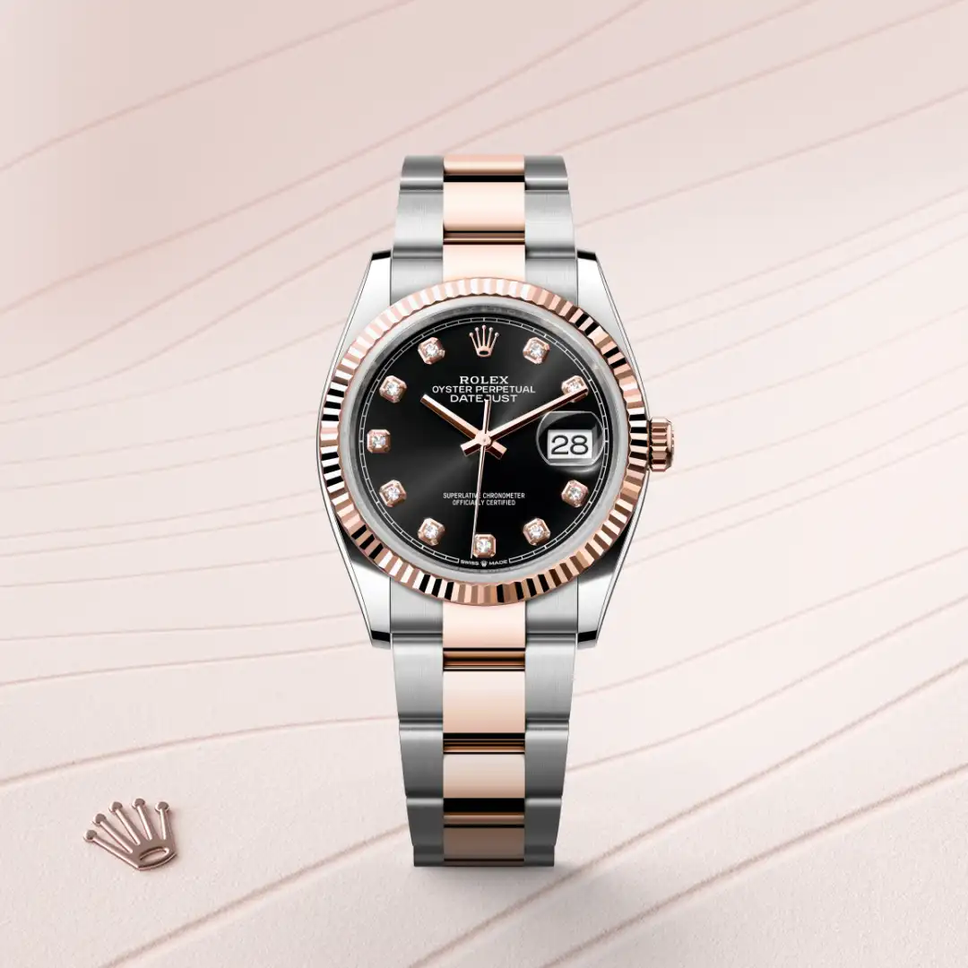 Rolex Datejust 36 in Rolesor Everose (Kombination aus Edelstahl Oystersteel und Everose-Gold), M126231-0020 – Atelier Stoess
