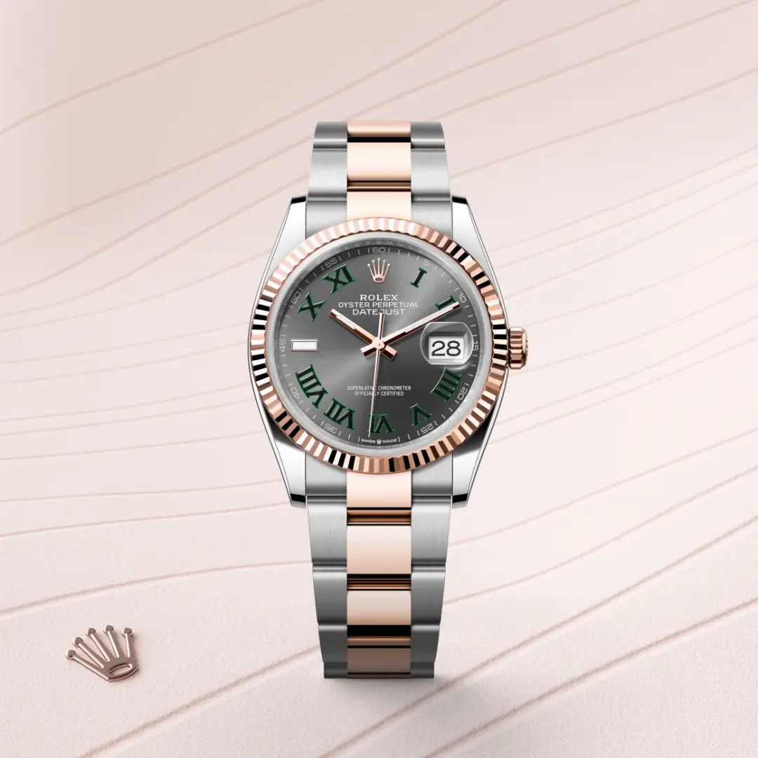 Rolex Datejust 36 in Rolesor Everose (Kombination aus Edelstahl Oystersteel und Everose-Gold), M126231-0030 – Atelier Stoess