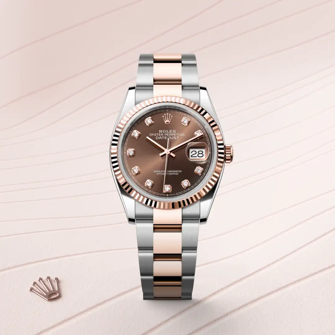 Rolex Datejust 36 in Rolesor Everose (Kombination aus Edelstahl Oystersteel und Everose-Gold), M126231-0054 – Atelier Stoess