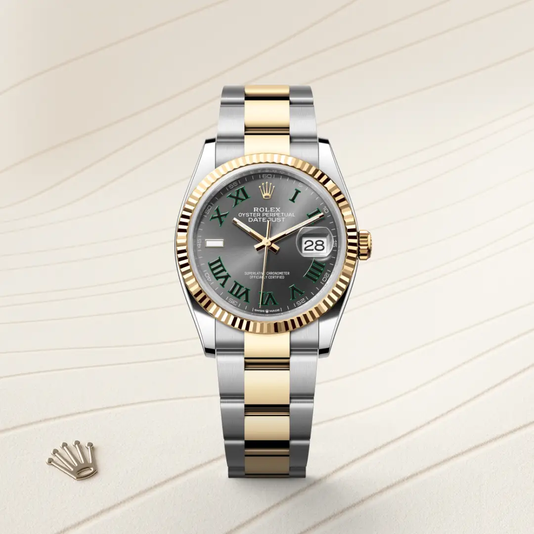 Rolex Datejust 36 in Rolesor gelb (Kombination aus Edelstahl Oystersteel und Gelbgold), M126233-0036 – Atelier Stoess