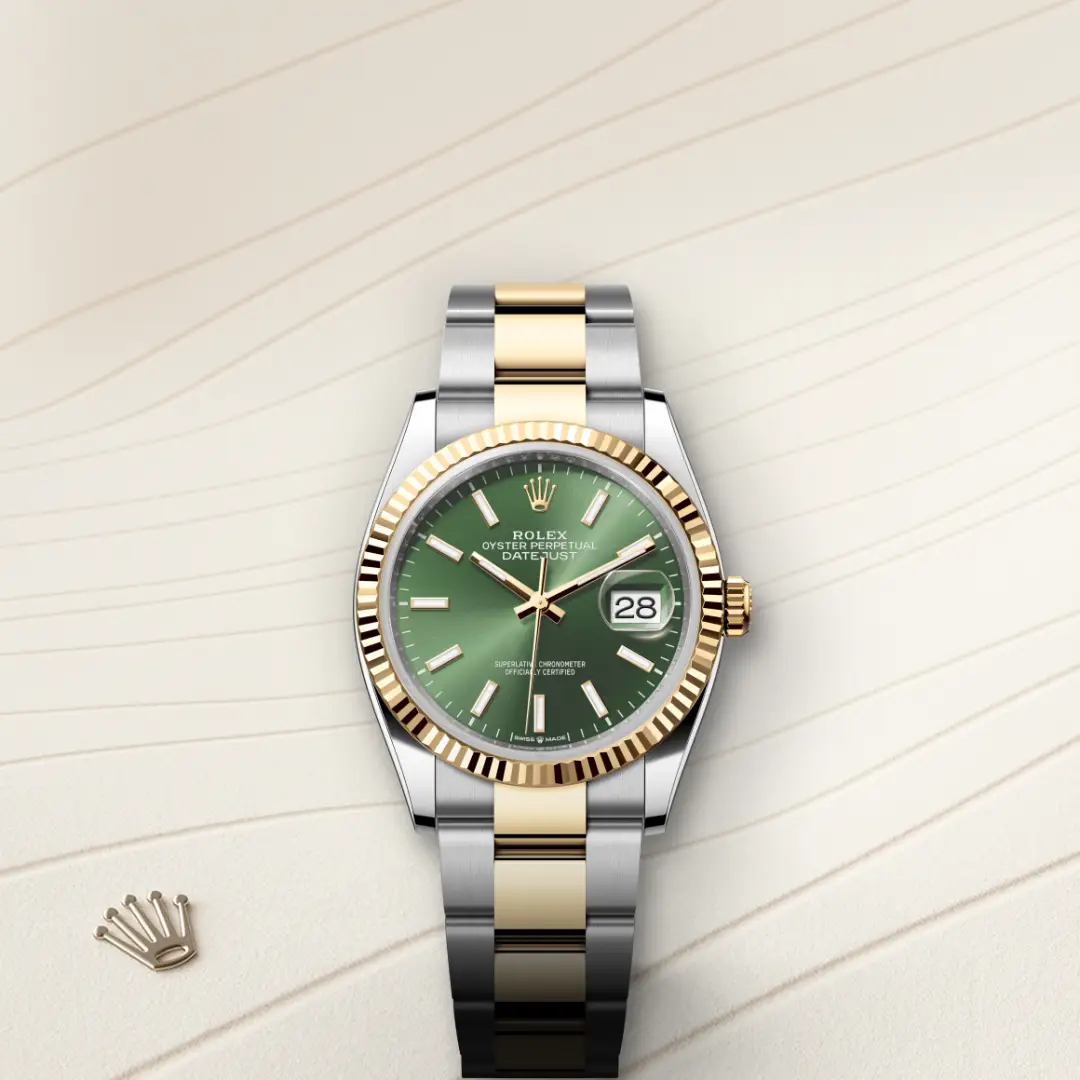 Rolex Datejust 36 in Rolesor gelb (Kombination aus Edelstahl Oystersteel und Gelbgold), M126233-0058 – Atelier Stoess
