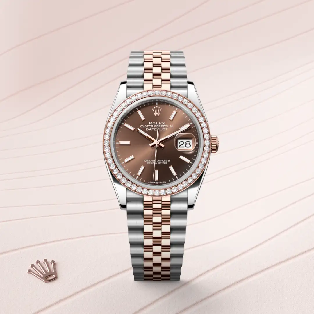Rolex Datejust 36 in Rolesor Everose (Kombination aus Edelstahl Oystersteel und Everose-Gold), M126281RBR-0031 – Atelier Stoess