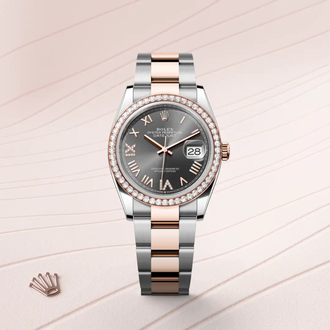 Rolex Datejust 36 in Rolesor Everose (Kombination aus Edelstahl Oystersteel und Everose-Gold), M126281RBR-0036 – Atelier Stoess