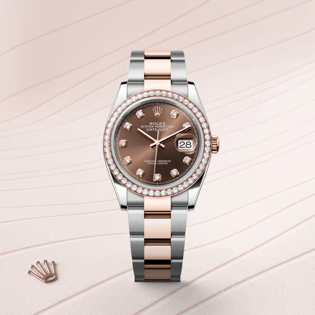 Rolex Datejust 36 in Rolesor Everose (Kombination aus Edelstahl Oystersteel und Everose-Gold), M126281RBR-0042 – Atelier Stoess