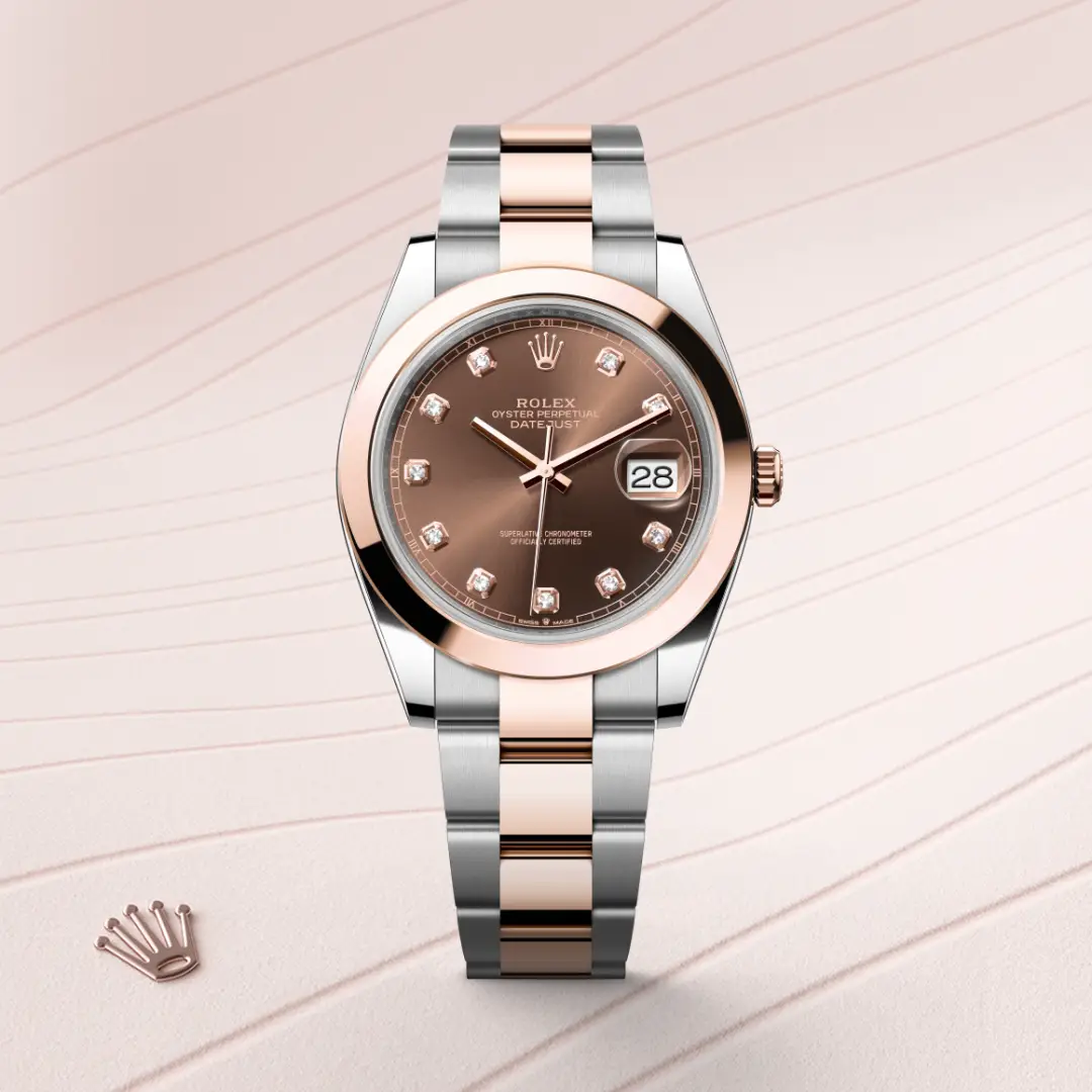 Rolex Datejust 41 in Rolesor Everose (Kombination aus Edelstahl Oystersteel und Everose-Gold), M126301-0003 – Atelier Stoess
