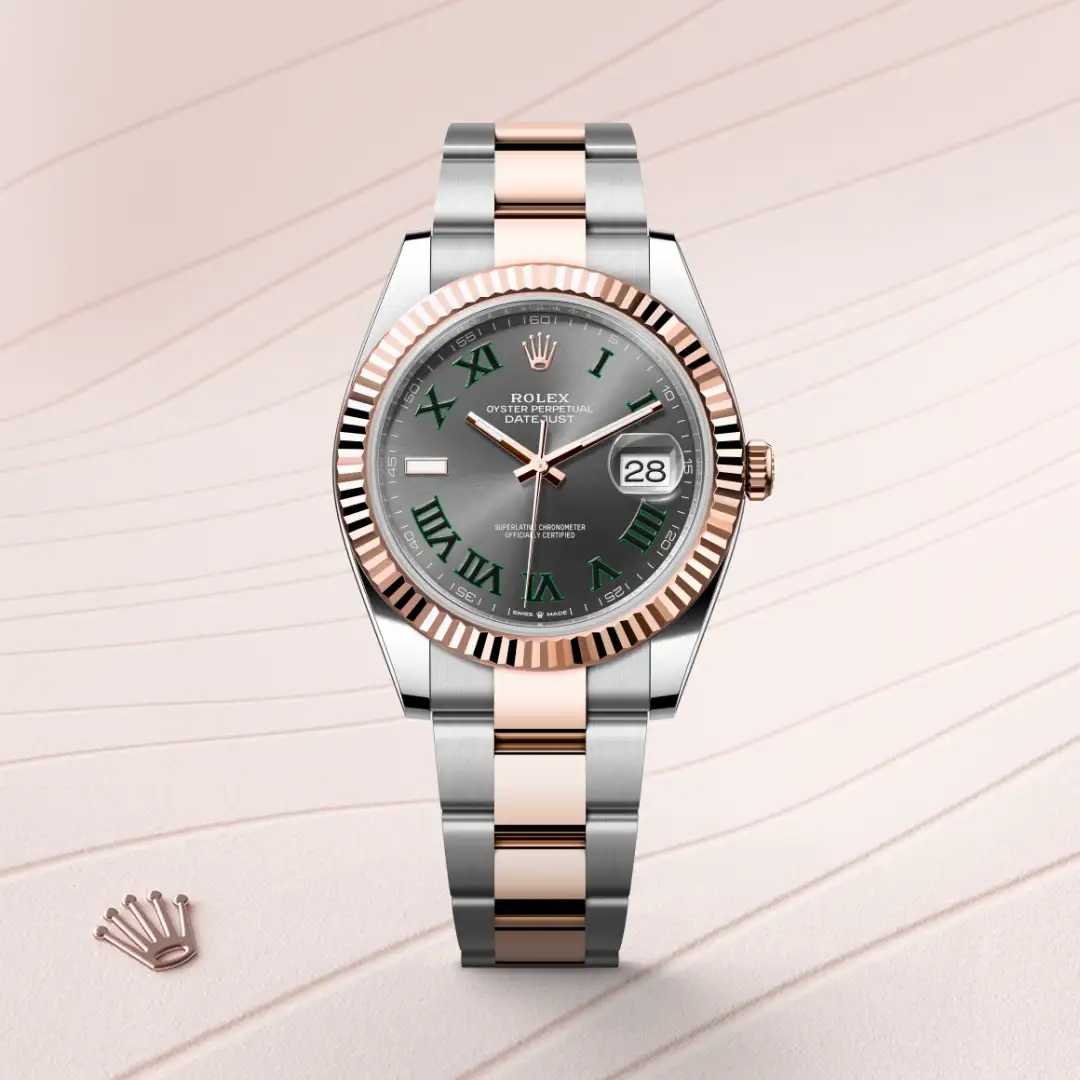 Rolex Datejust 41 in Rolesor Everose (Kombination aus Edelstahl Oystersteel und Everose-Gold), M126331-0015 – Atelier Stoess