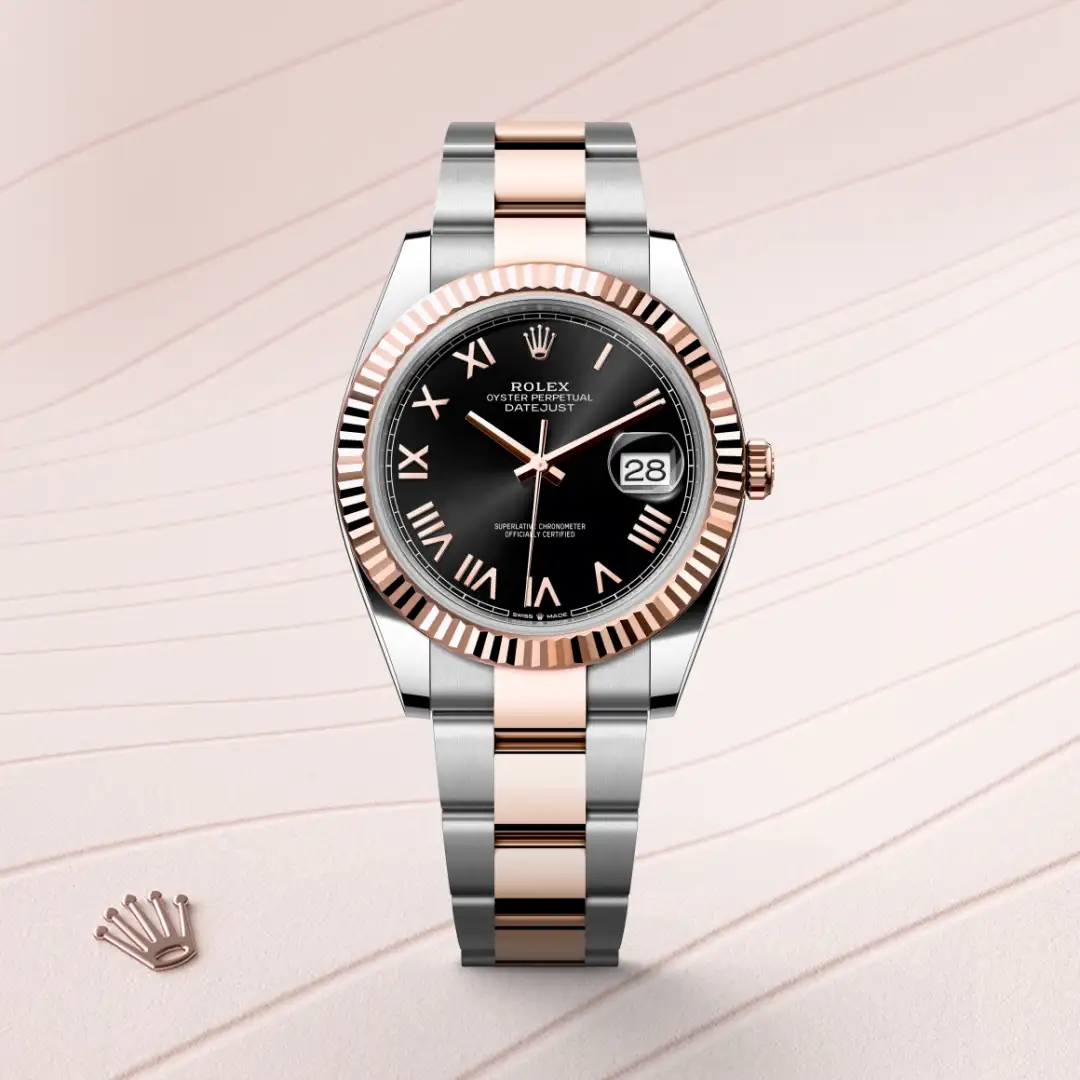 Rolex Datejust 41 in Rolesor Everose (Kombination aus Edelstahl Oystersteel und Everose-Gold), M126331-0023 – Atelier Stoess
