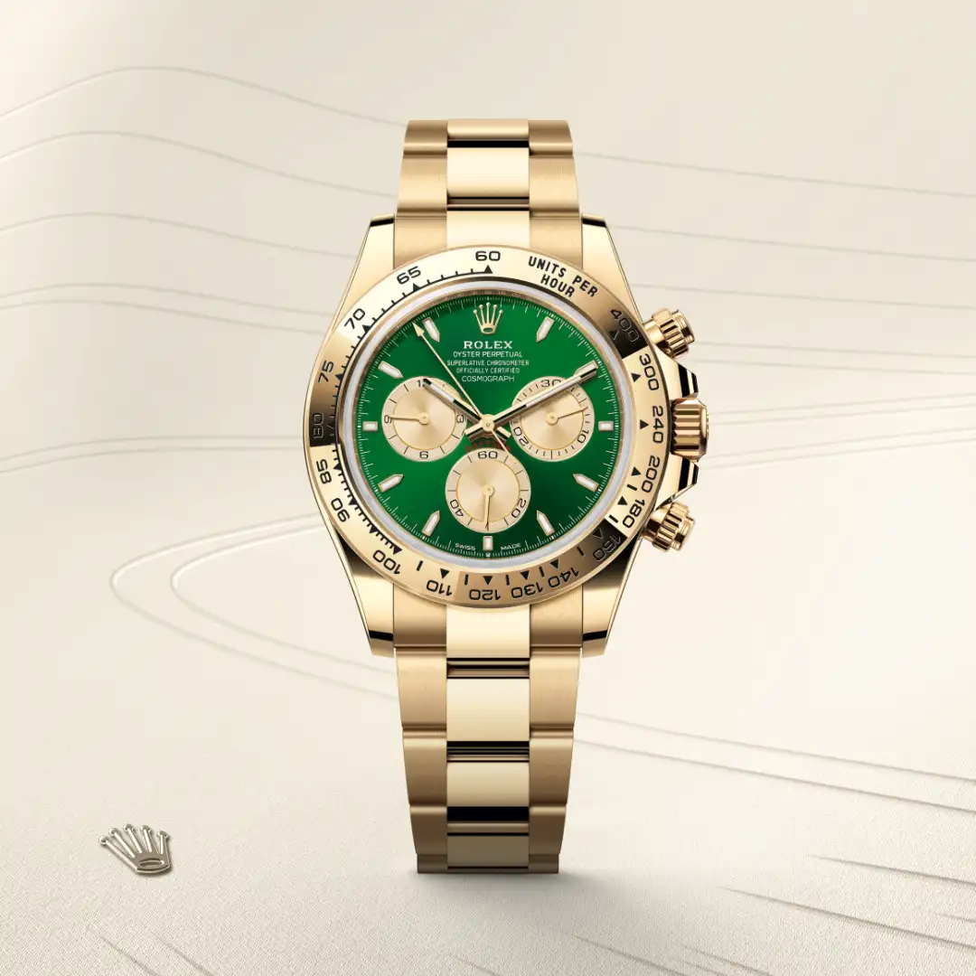 Rolex Cosmograph Daytona in 18 Karat Gelbgold, M126508-0008 – Atelier Stoess