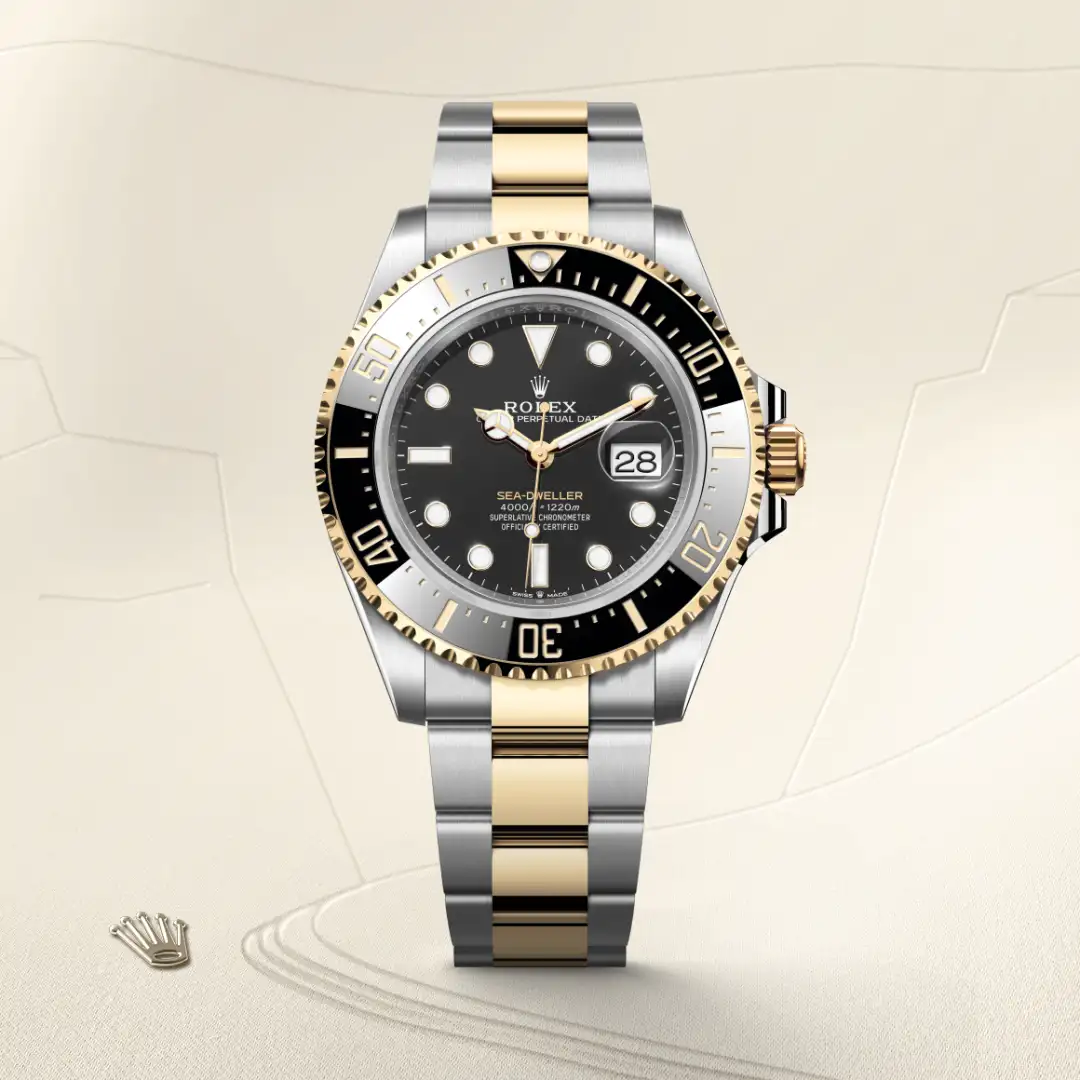 Rolex Sea-Dweller in Rolesor gelb (Kombination aus Edelstahl Oystersteel und Gelbgold), M126603-0001 – Atelier Stoess