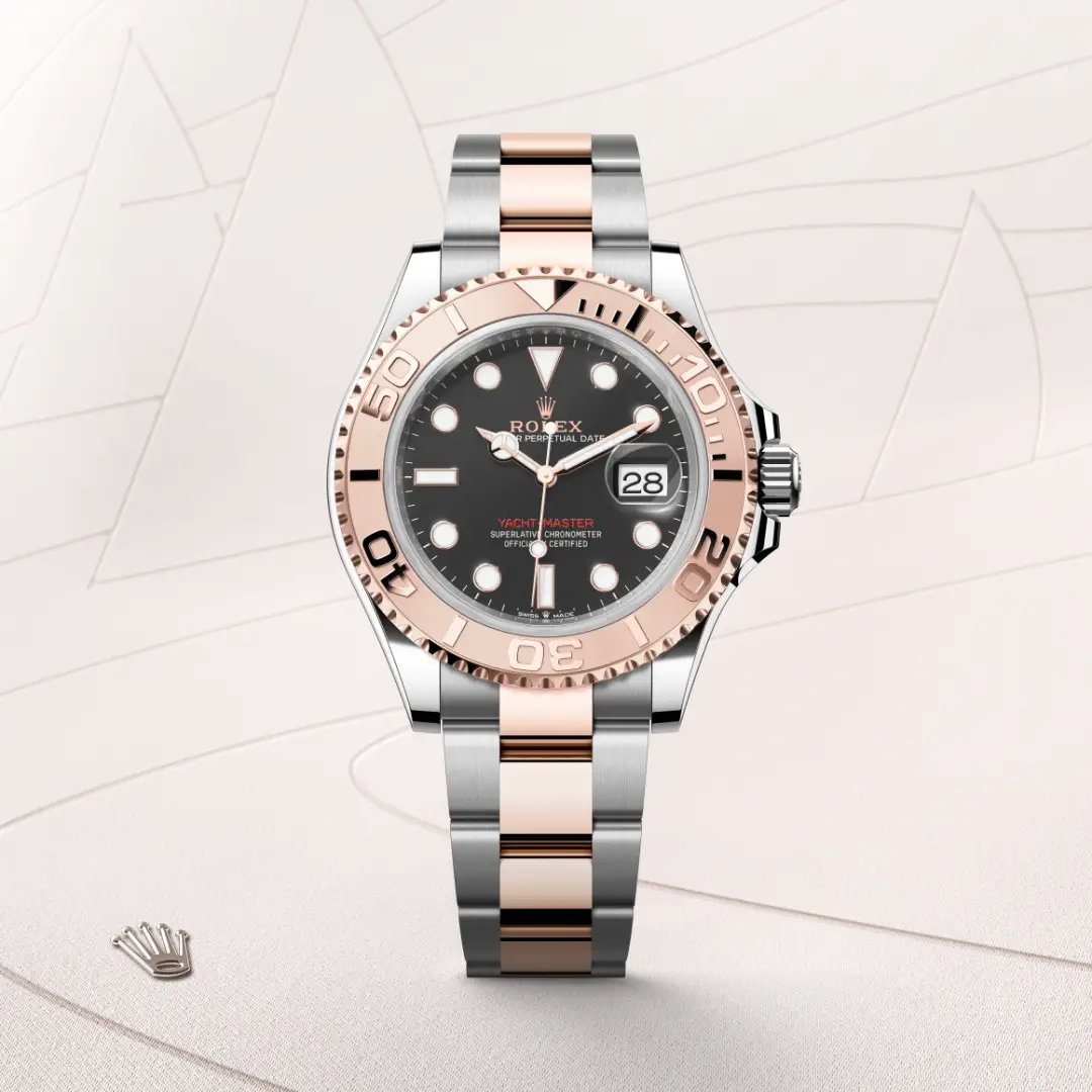 Rolex Yacht-Master 40 in Rolesor Everose (Kombination aus Edelstahl Oystersteel und Everose-Gold), M126621-0002 – Atelier Stoess