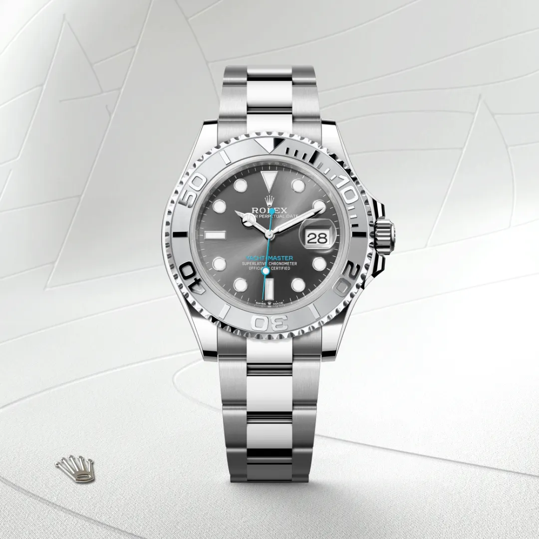Rolex Yacht-Master 40 in Rolesium (Kombination aus Edelstahl Oystersteel und Platin), M126622-0001 – Atelier Stoess