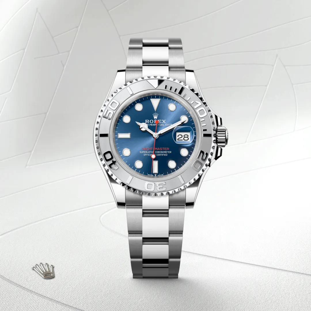 Rolex Yacht-Master 40 in Rolesium (Kombination aus Edelstahl Oystersteel und Platin), M126622-0002 – Atelier Stoess