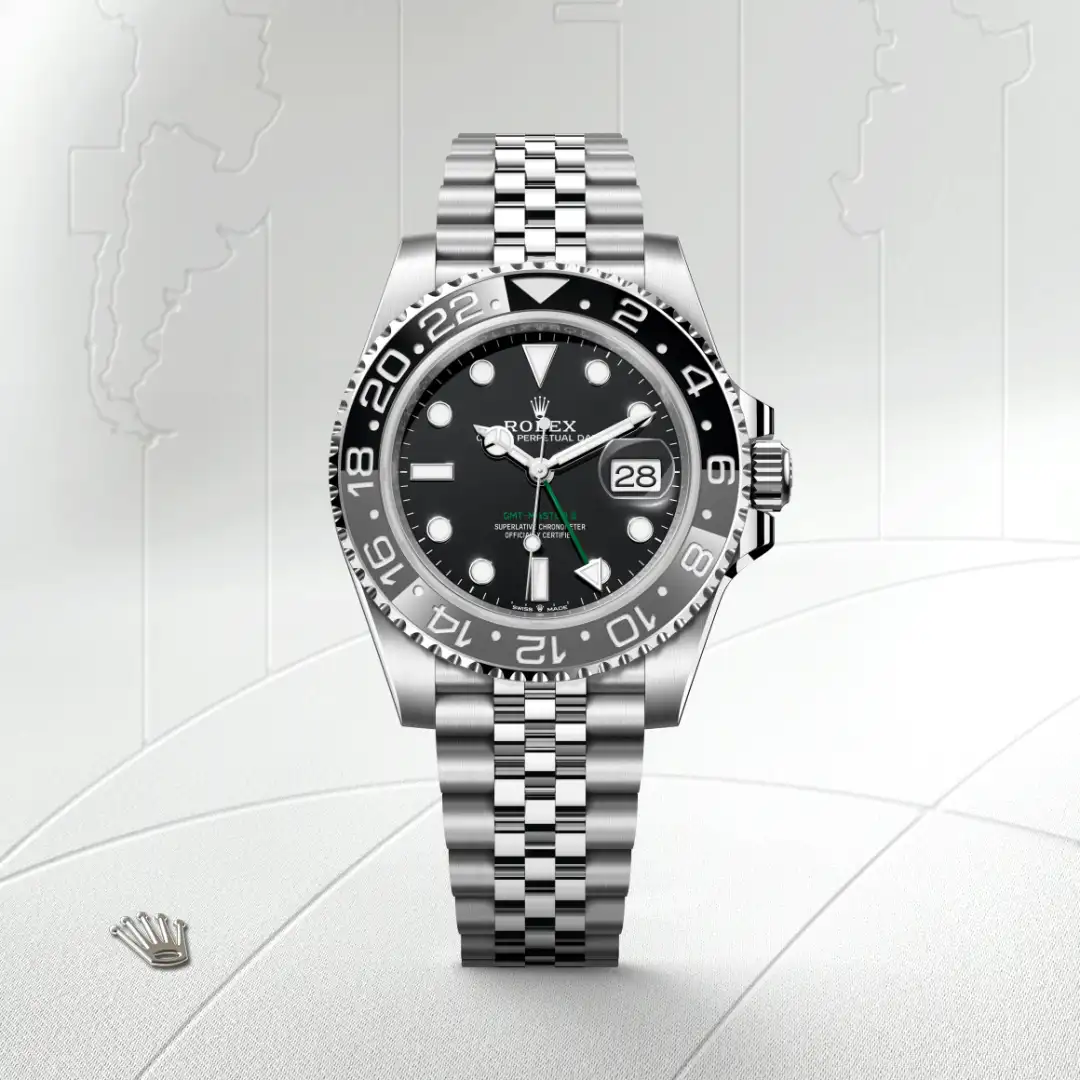 Rolex GMT-Master II in Edelstahl Oystersteel, M126710GRNR-0003 – Atelier Stoess