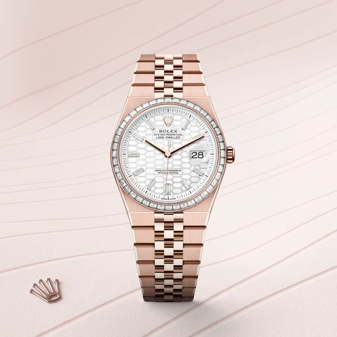 Rolex Land-Dweller 36 in 18 Karat Everose-Gold, M127285TBR-0002 – Atelier Stoess
