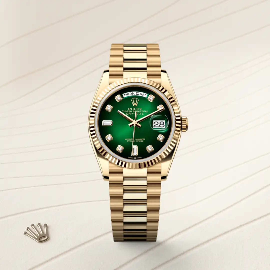 Rolex Day-Date 36 in 18 Karat Gelbgold, M128238-0069 – Atelier Stoess