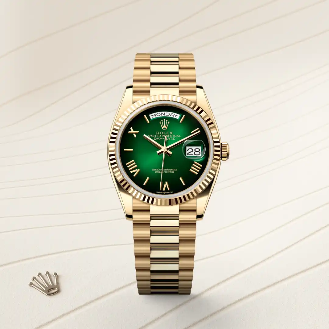 Rolex Day-Date 36 in 18 Karat Gelbgold, M128238-0118 – Atelier Stoess