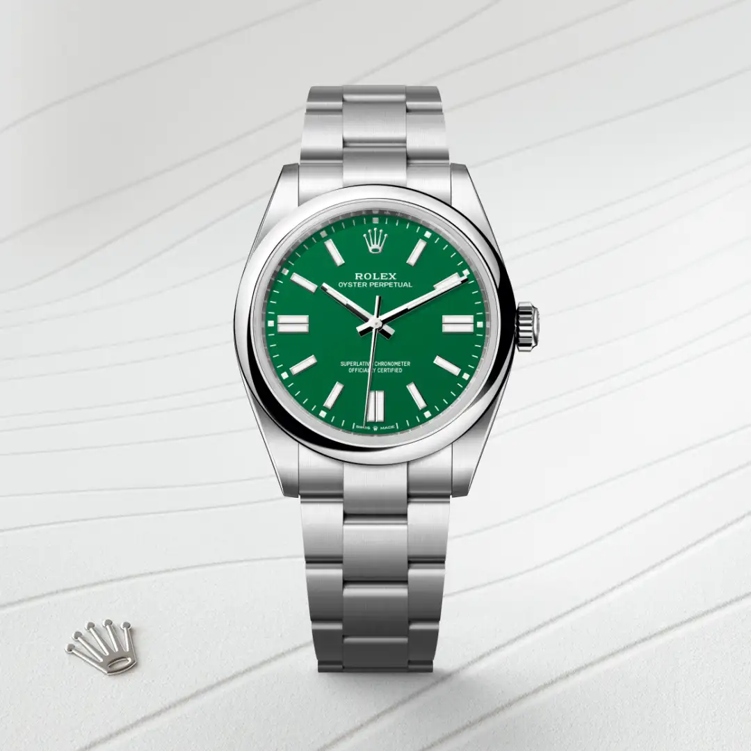 Rolex Oyster Perpetual 41 in Edelstahl Oystersteel, M134300-0004 – Atelier Stoess