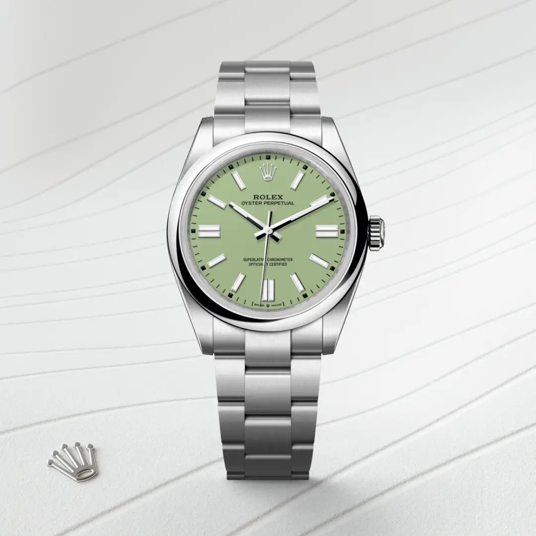 Rolex Oyster Perpetual 41 in Edelstahl Oystersteel, M134300-0006 – Atelier Stoess
