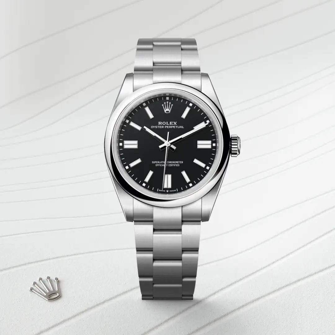 Rolex Oyster Perpetual 41 in Edelstahl Oystersteel, M134300-0008 – Atelier Stoess