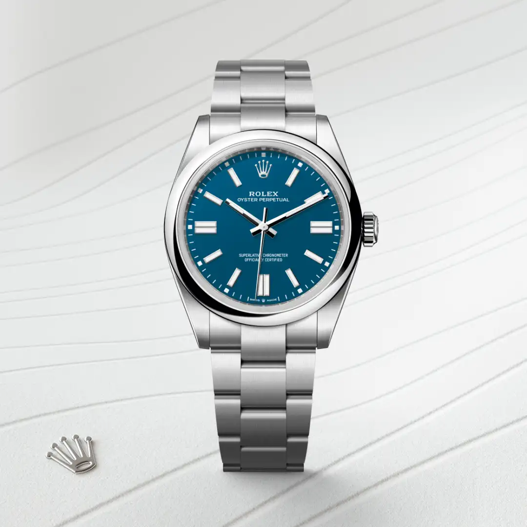 Rolex Oyster Perpetual 41 in Edelstahl Oystersteel, M134300-0009 – Atelier Stoess
