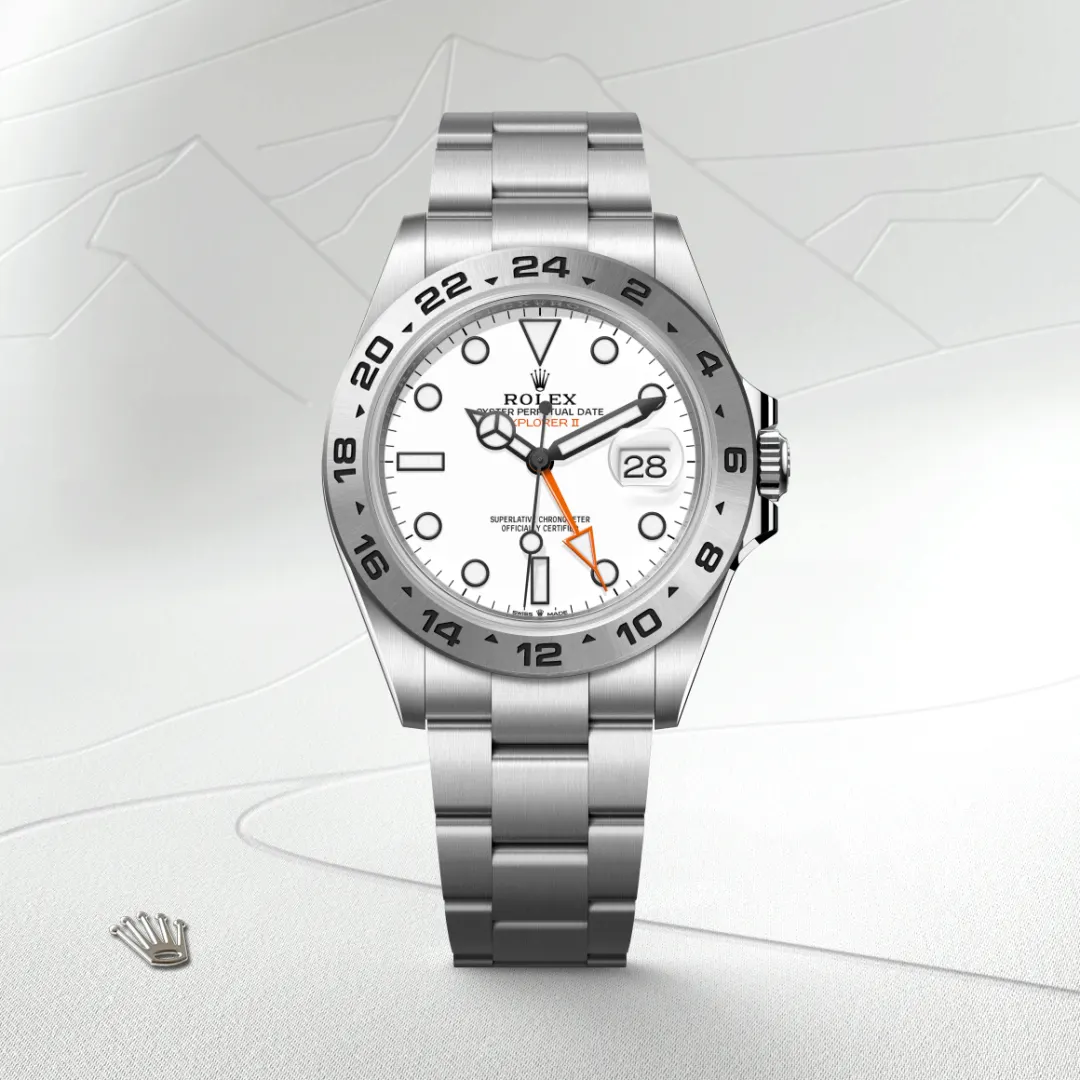 Rolex Explorer II in Edelstahl Oystersteel, M226570-0001 – Atelier Stoess