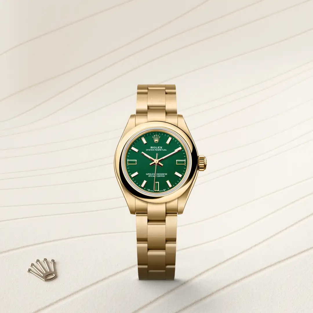 Rolex Oyster Perpetual 28 in 18 Karat Gelbgold, M276208-0002 – Atelier Stoess