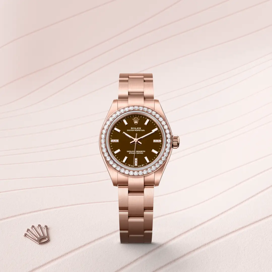 Rolex Oyster Perpetual 28 in 18 Karat Everose-Gold, M276245RBR-0002 – Atelier Stoess