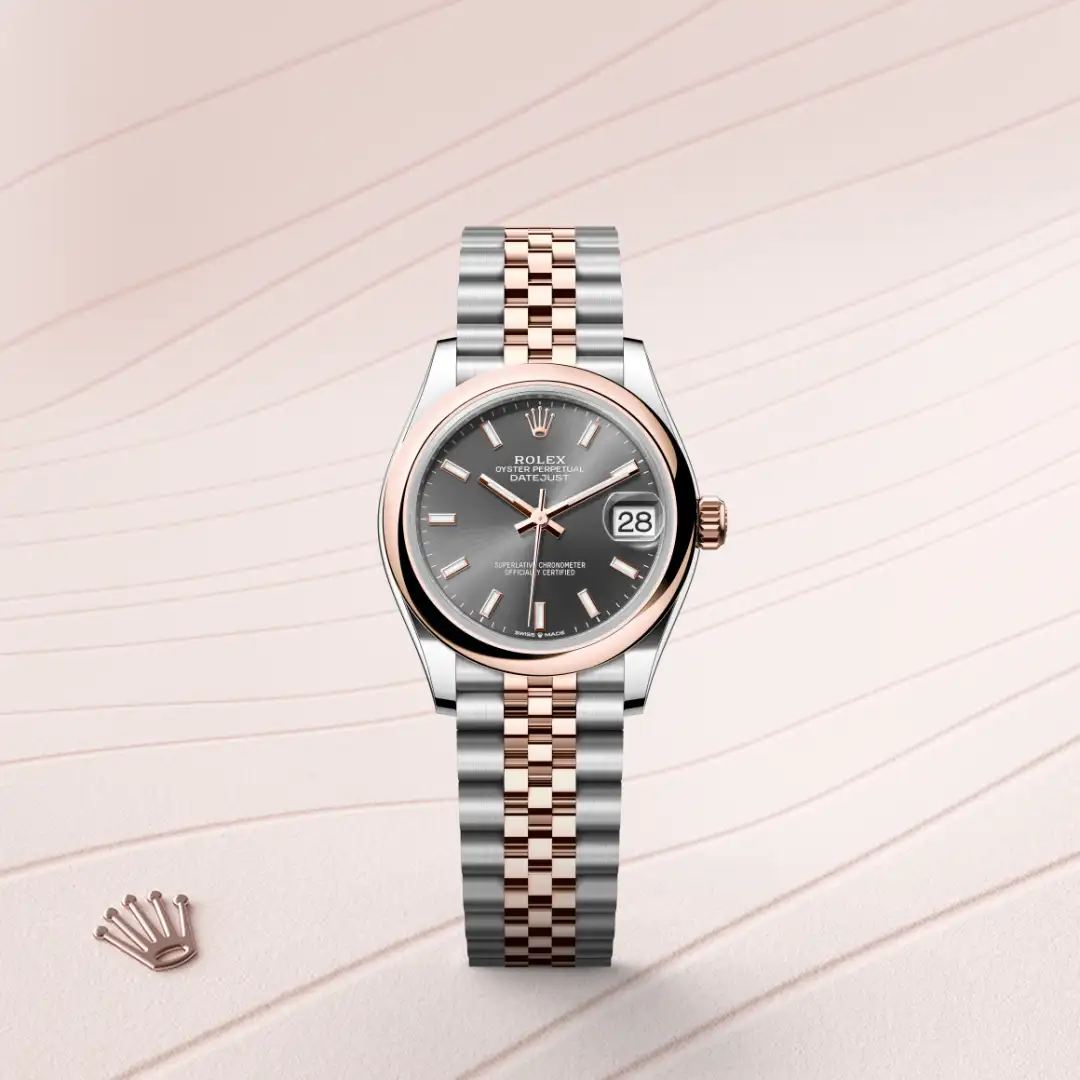 Rolex Datejust 31 in Rolesor Everose (Kombination aus Edelstahl Oystersteel und Everose-Gold), M278241-0018 – Atelier Stoess