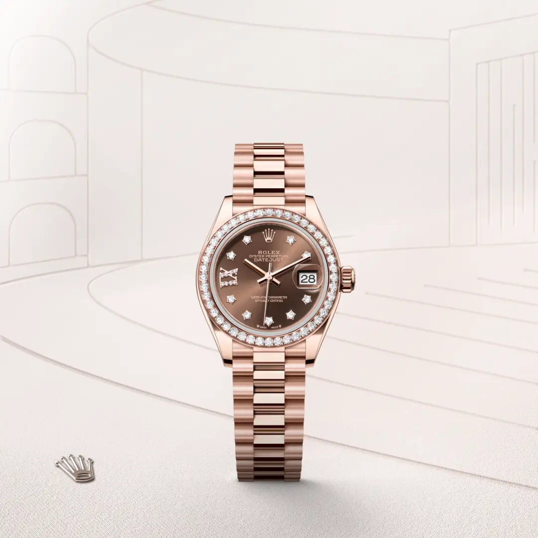 Rolex Lady-Datejust in 18 Karat Everose-Gold, M279135RBR-0001 – Atelier Stoess