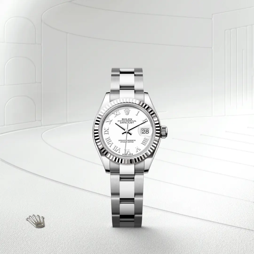 Rolex Lady-Datejust in Rolesor weiß (Kombination aus Edelstahl Oystersteel und Weißgold), M279174-0020 – Atelier Stoess