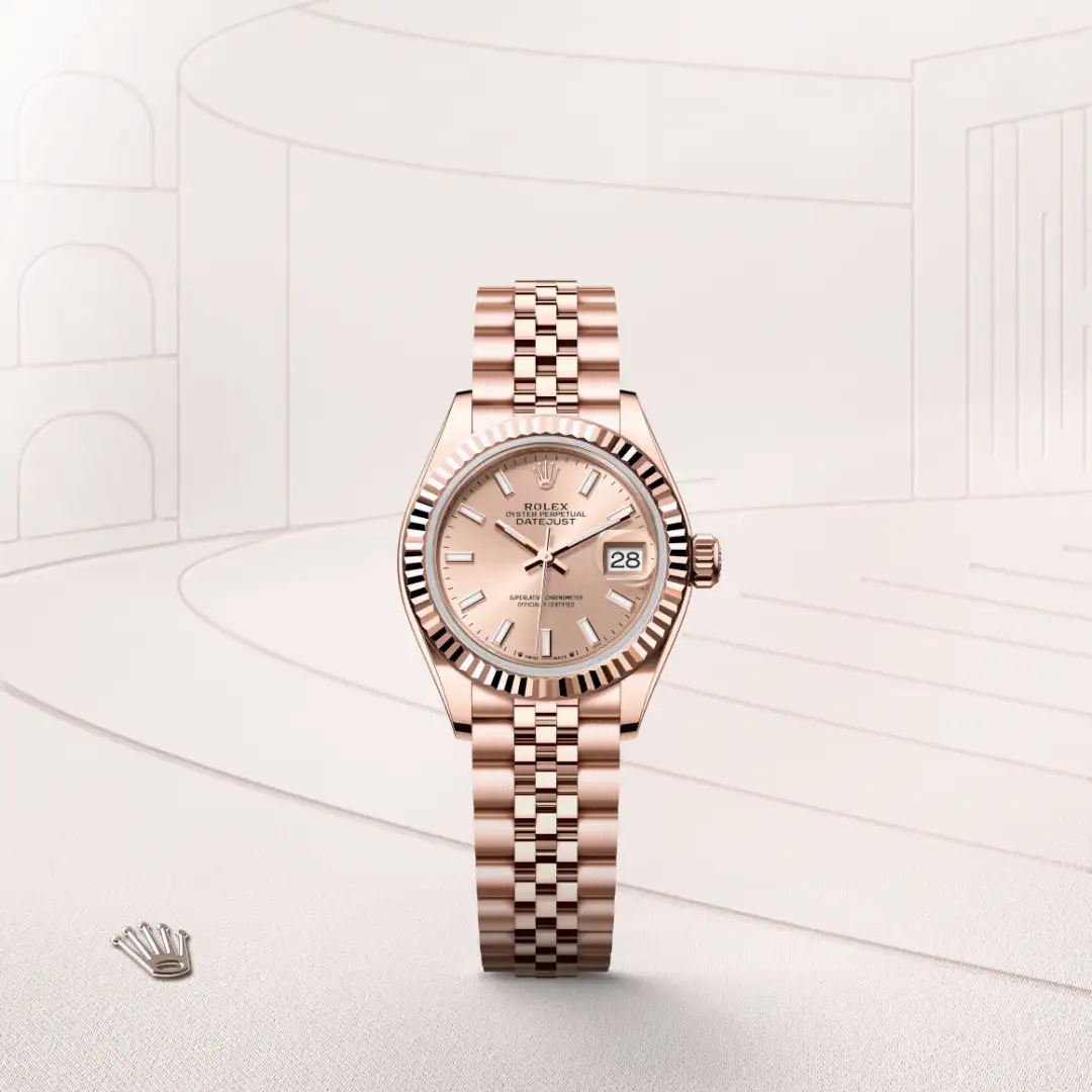 Rolex Lady-Datejust in 18 Karat Everose-Gold, M279175-0026 – Atelier Stoess