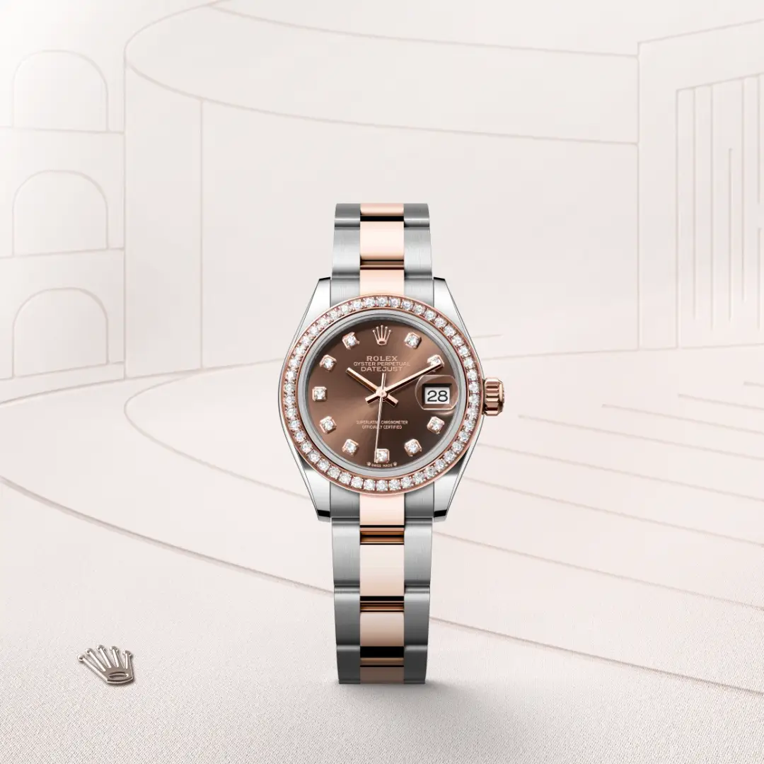 Rolex Lady-Datejust in Rolesor Everose (Kombination aus Edelstahl Oystersteel und Everose-Gold), M279381RBR-0012 – Atelier Stoess