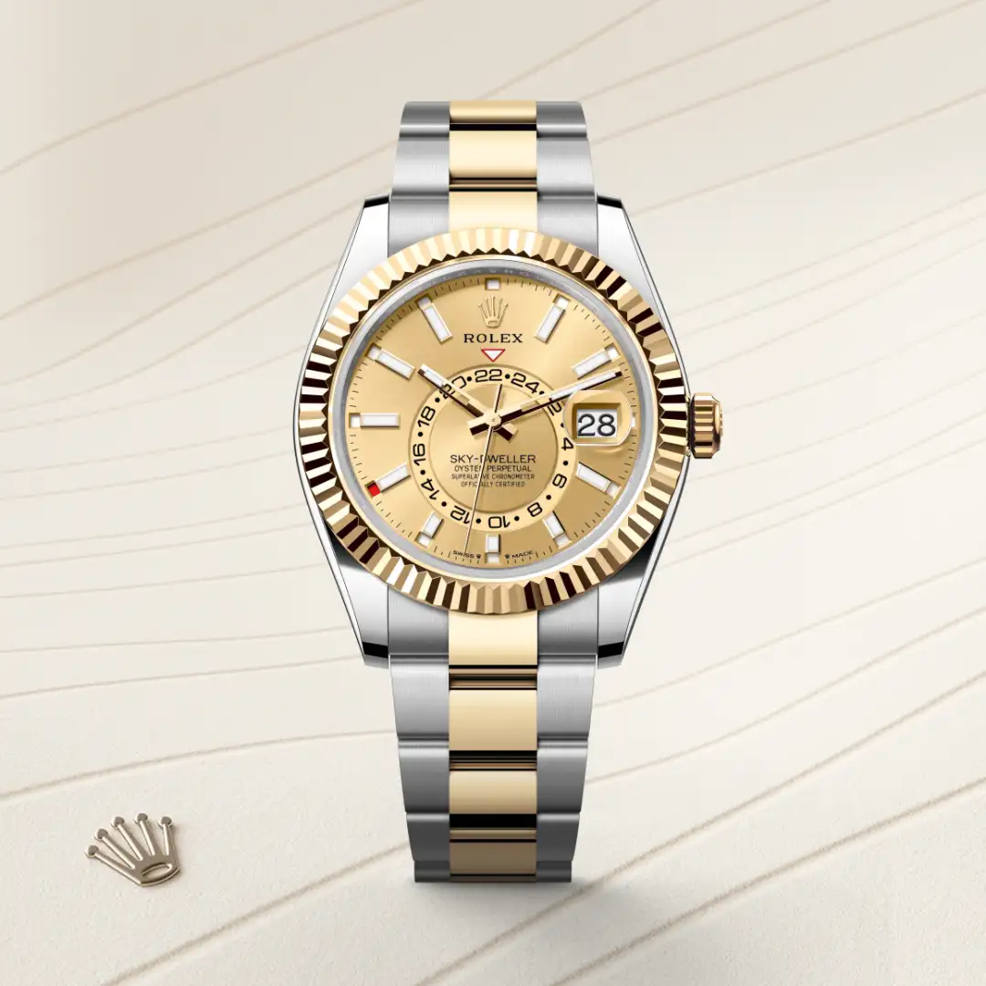 Rolex Sky-Dweller in Rolesor gelb (Kombination aus Edelstahl Oystersteel und Gelbgold), M336933-0001 – Atelier Stoess