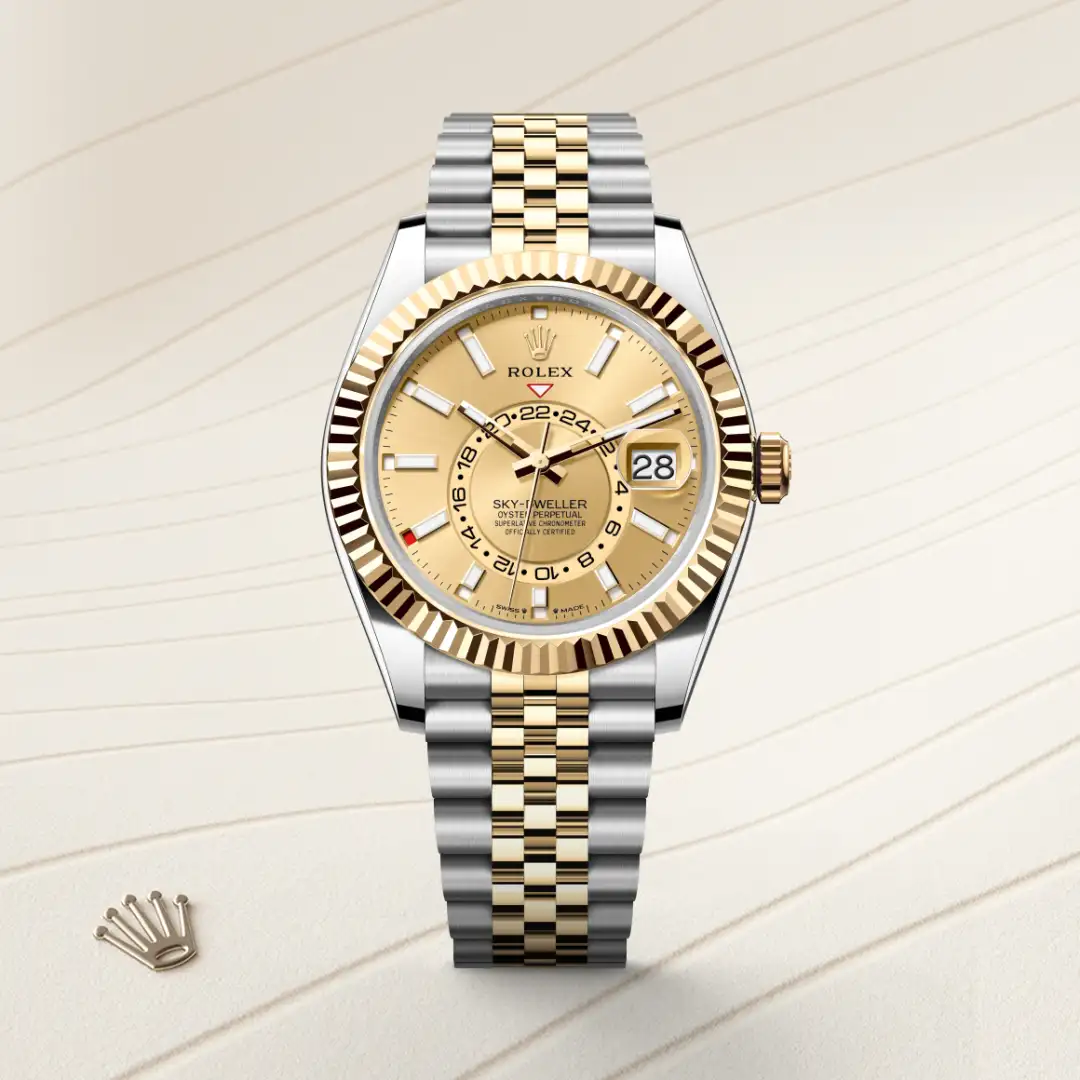 Rolex Sky-Dweller in Rolesor gelb (Kombination aus Edelstahl Oystersteel und Gelbgold), M336933-0002 – Atelier Stoess