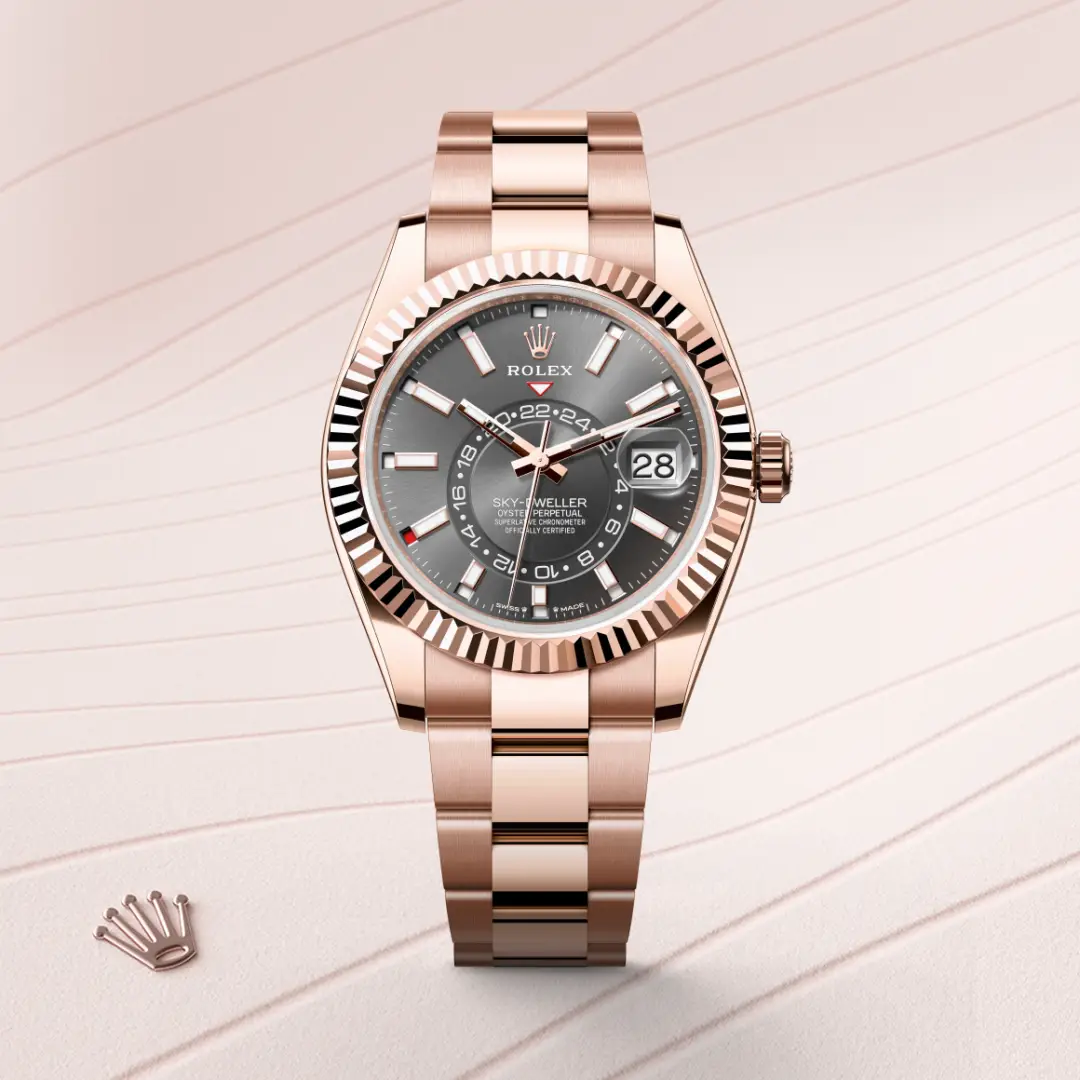 Rolex Sky-Dweller in 18 Karat Everose-Gold, M336935-0004 – Atelier Stoess