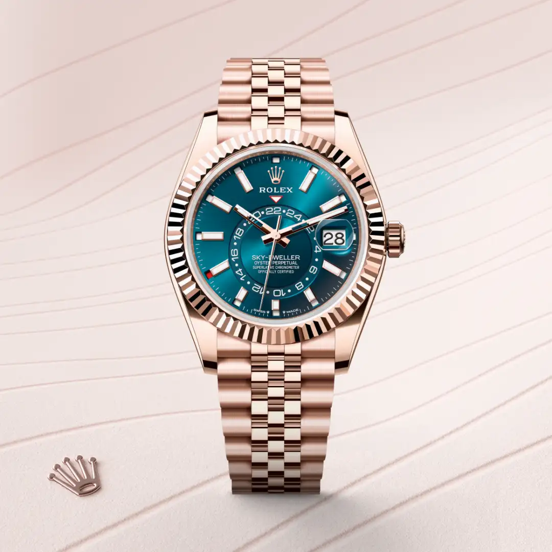Rolex Sky-Dweller in 18 Karat Everose-Gold, M336935-0005 – Atelier Stoess