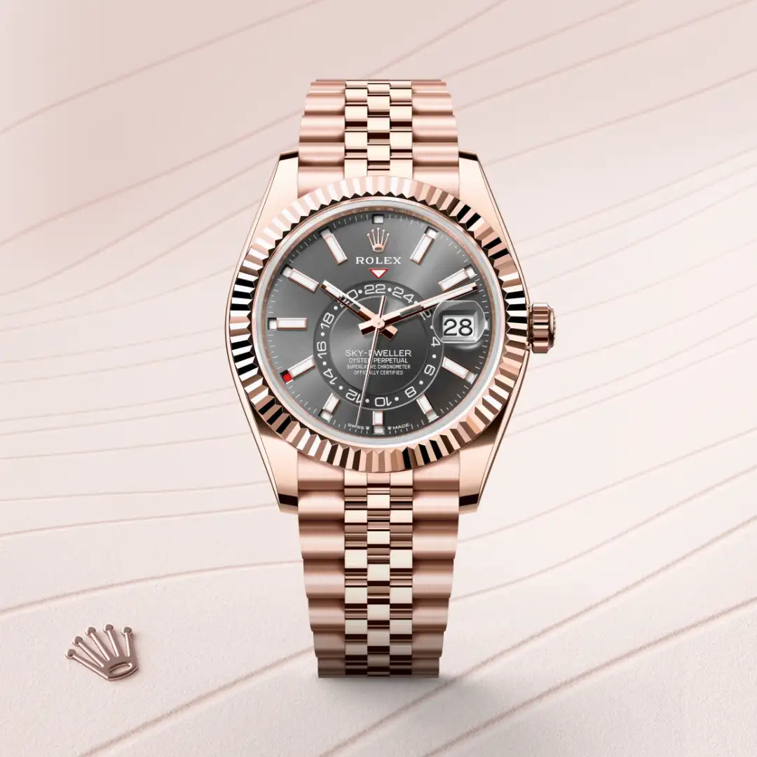 Rolex Sky-Dweller in 18 Karat Everose-Gold, M336935-0008 – Atelier Stoess
