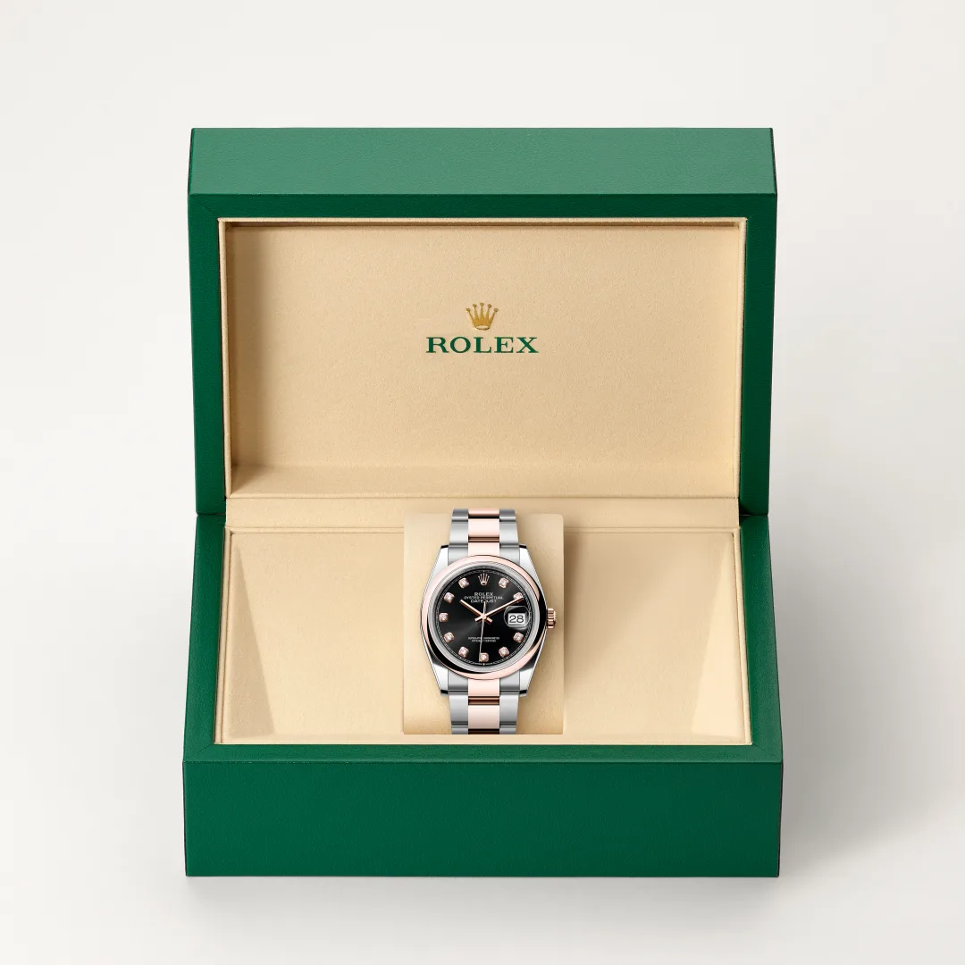 Rolex Datejust 36 in Rolesor Everose (Kombination aus Edelstahl Oystersteel und Everose-Gold), M126201-0020 – Atelier Stoess