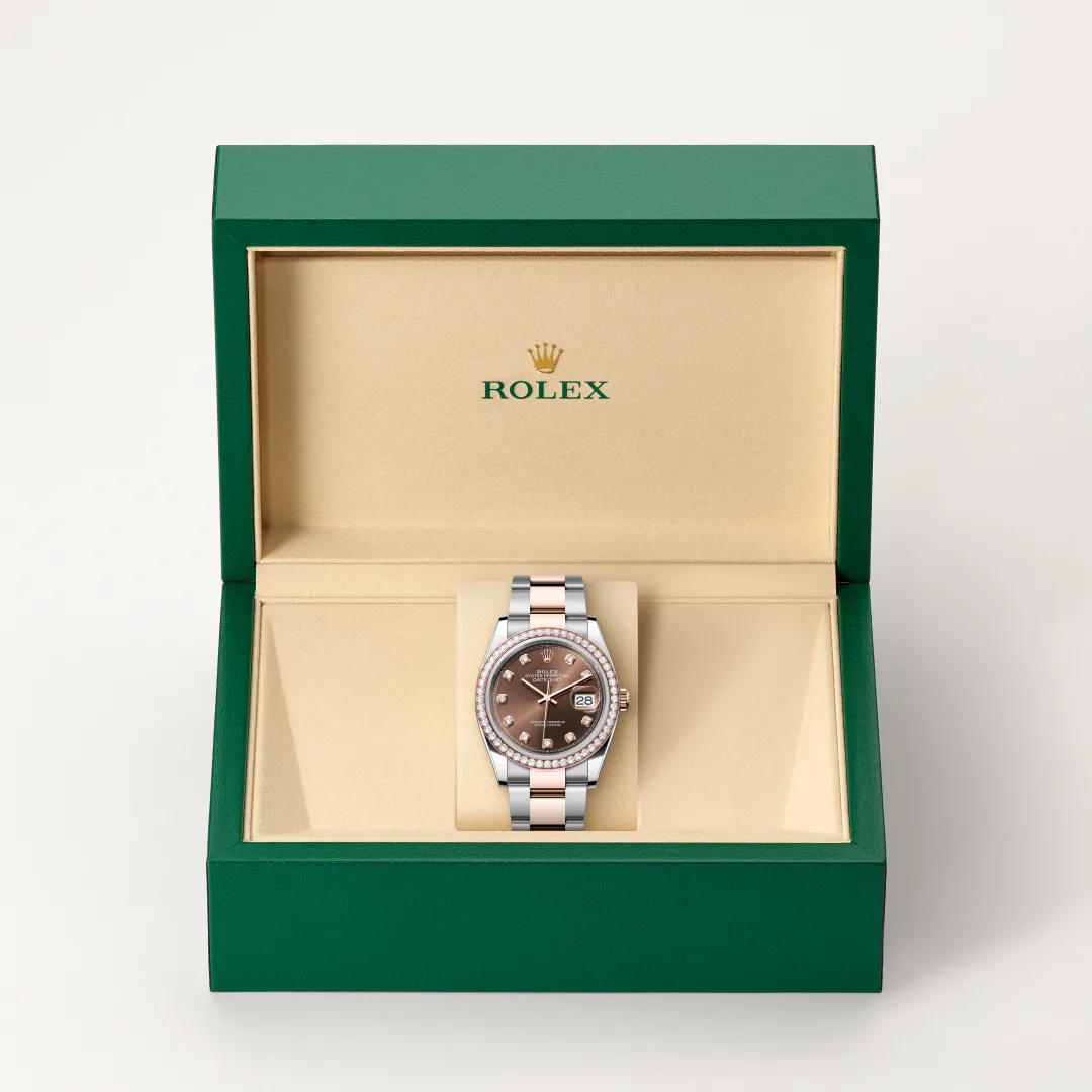 Rolex Datejust 36 in Rolesor Everose (Kombination aus Edelstahl Oystersteel und Everose-Gold), M126281RBR-0042 – Atelier Stoess