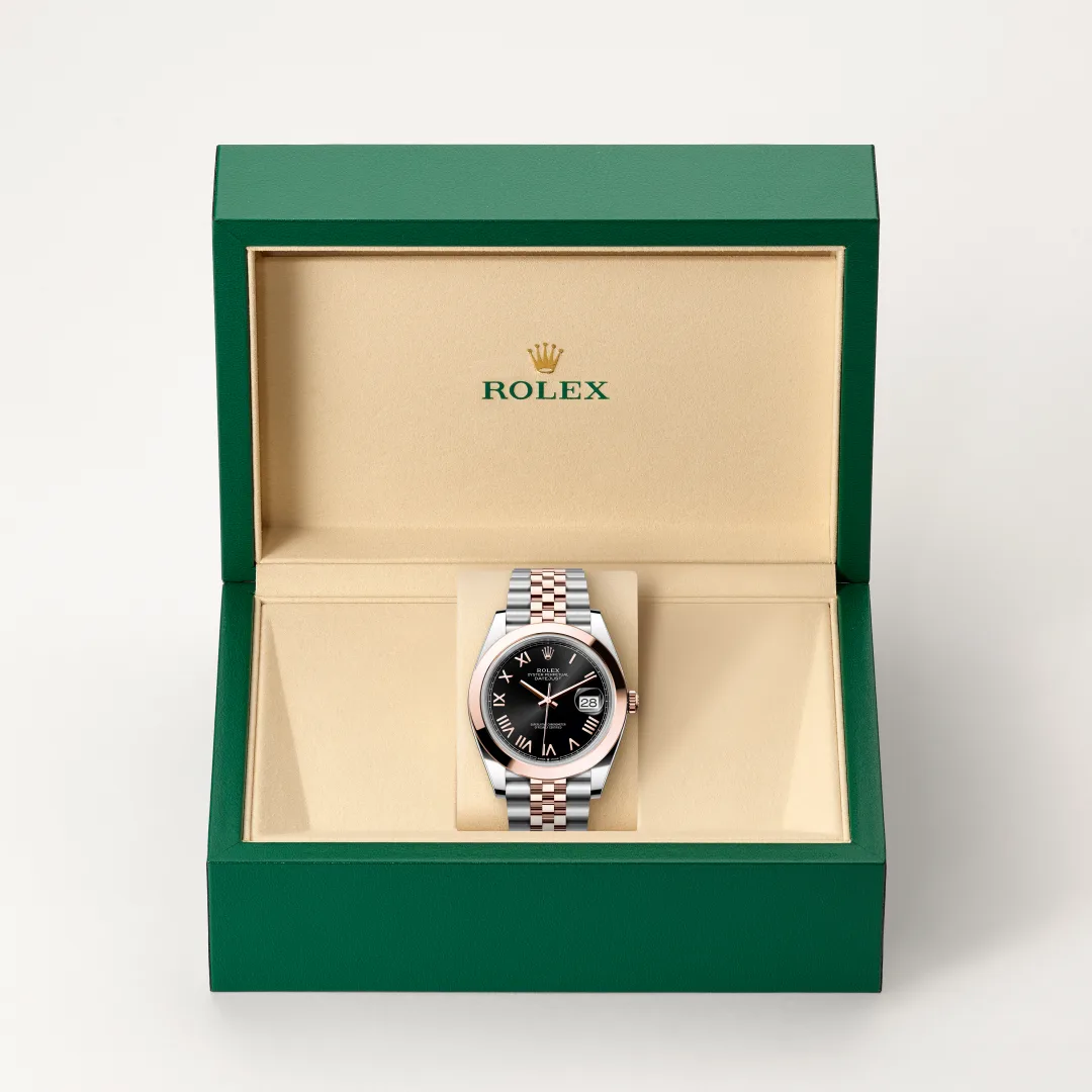Rolex Datejust 41 in Rolesor Everose (Kombination aus Edelstahl Oystersteel und Everose-Gold), M126301-0024 – Atelier Stoess