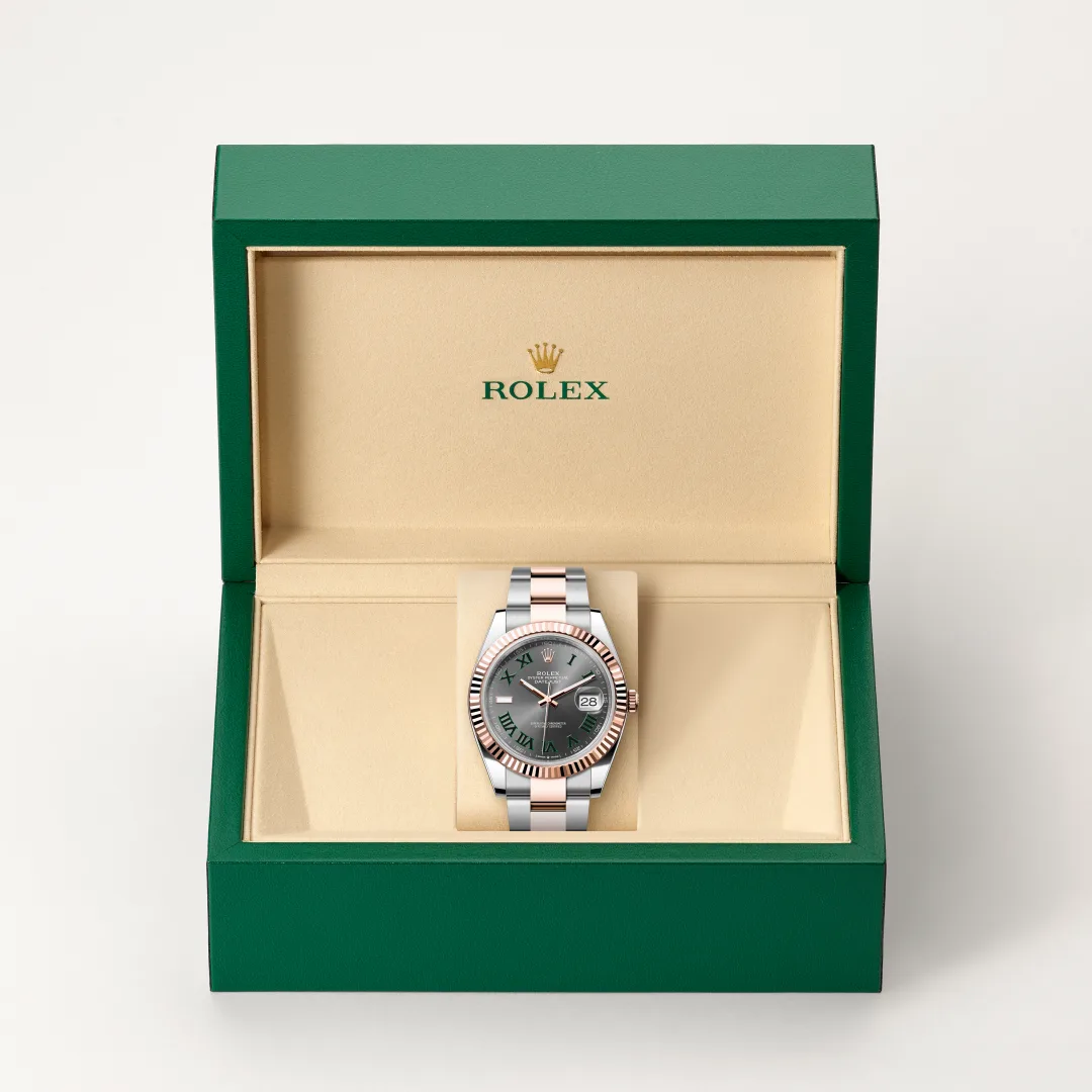 Rolex Datejust 41 in Rolesor Everose (Kombination aus Edelstahl Oystersteel und Everose-Gold), M126331-0015 – Atelier Stoess